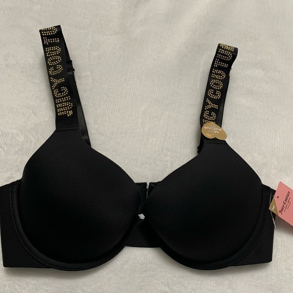 NEW JUICY COUTURE 34 B PUSH UP BRA